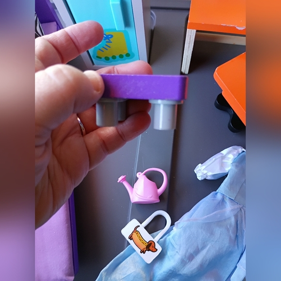 Wooden Doll Furniture And 1 Barbie Doll Lot. - Picture 9 of 10